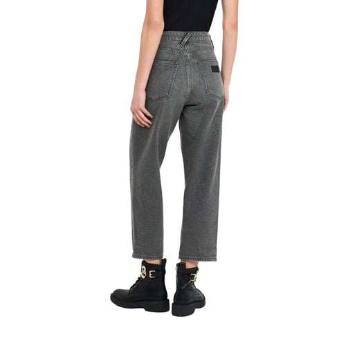 Jeans Donna straight a vita alta, con gamba dritta
